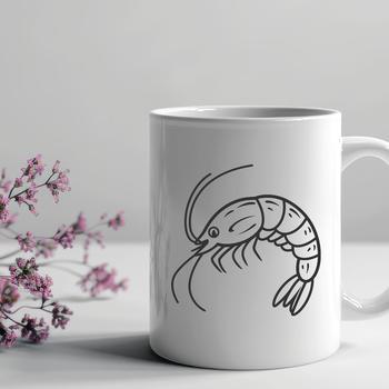 Stunning Shrimp In SVG & DXF