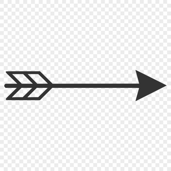 SVG arrow for cutting machine, laser engrave, and stencil use.