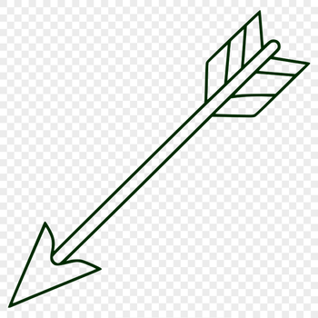 Arrow SVG template for web design, laser engrave, DIY