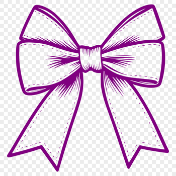 A decorative bow graphic symbolizing gift wrapping or present decoration.
