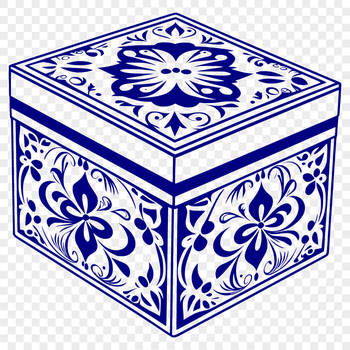 A simple box graphic designed as an SVG file for flexible editing and scaling.