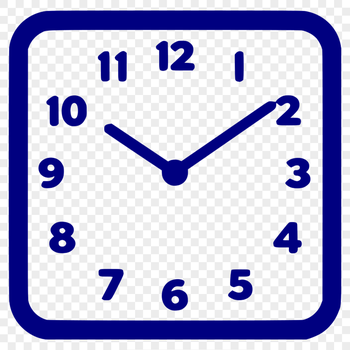 A digital representation of a time-keeping device used to measure elapsed time.