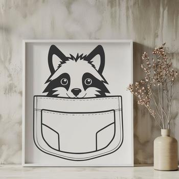 Vector illustration of a wolf's head.