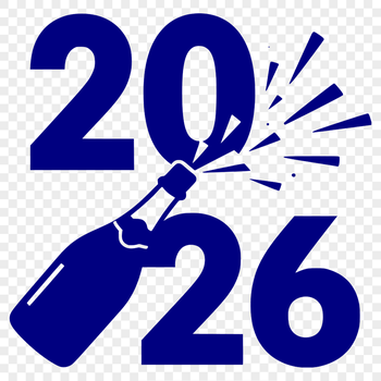 SVG illustration of a new year's theme with inspirational quotes, perfect for DIY projects and personal use.