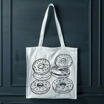 Donut illustration vector graphic for design and printing.