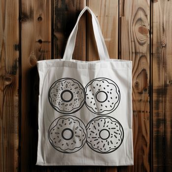 A stylized illustration of a glazed donut, suitable for digital cutting machines like Cricut.
