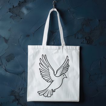 A digital illustration of a dove, a type of bird known for its symbolic meaning in various cultures.