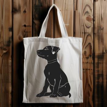 A high-quality vector illustration of a sitting Doberman Pinscher dog.