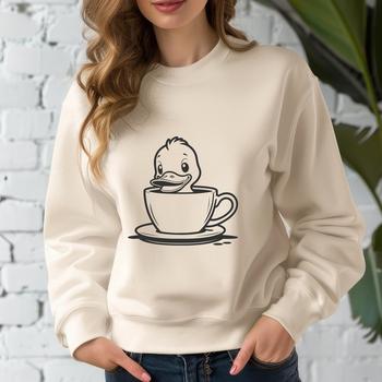 A digital illustration of a duck, suitable for vector art projects.