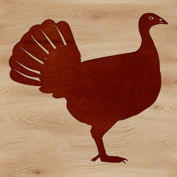 A digital illustration of a farm animal, commonly associated with the Christmas holiday.