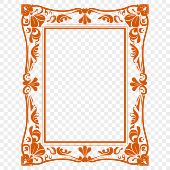 A digital template for creating frames with precise lines and edges.