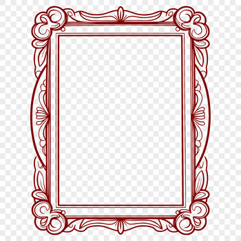 A digital representation of a picture frame with clean lines and minimalist design.