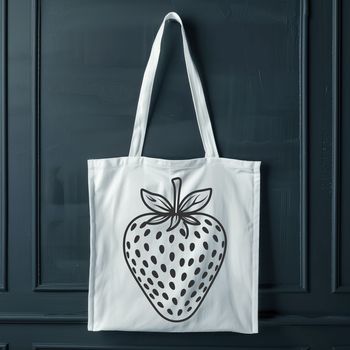 A digitally created illustration of a strawberry, suitable for vector design and printing.
