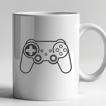 A high-resolution digital game controller with customizable buttons and joysticks.