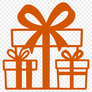 Modern Present Icon Vector Art A simple, modern gift box with a decorative lid and ribbon, suitable for various occasions such as Christmas or birthdays.