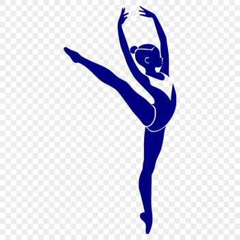 A female gymnast in motion, with a focus on the dynamic poses and movement.