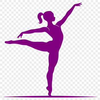 An illustration of a gymnast in motion, perfect for vector art designs.
