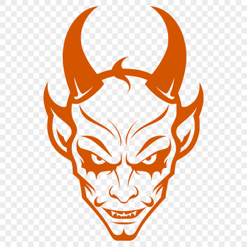 A digital illustration of the character Satan from various mythologies and cultures.