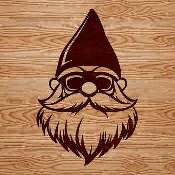 Vector illustration of a mythical creature known as a Knome, suitable for digital designs.