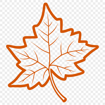 A high-quality leaf illustration created using vector graphics.