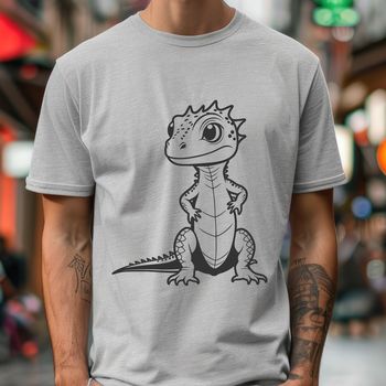 A colorful reptile illustration in vector format, suitable for commercial and personal use.