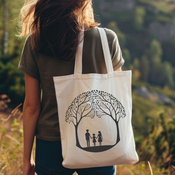 A stylized illustration of a tree with intertwined branches and roots, representing love and partnership.