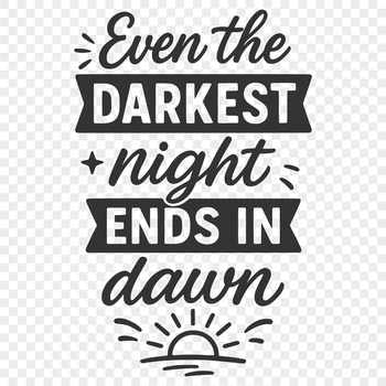 Vector graphic illustration of inspirational quotes on a minimalist background.