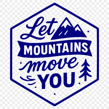 Nature quote illustration in vector format, suitable for commercial or personal projects.