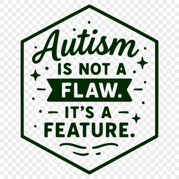 A collection of inspirational quotes about neurodiversity, featuring a simple and modern design suitable for various uses.