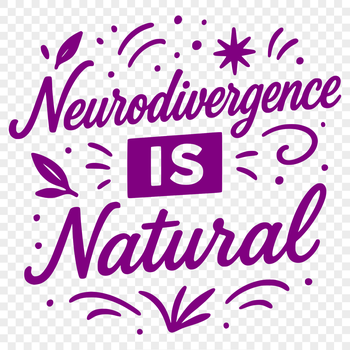 Neurodivergent quotes in a clean vector format, suitable for commercial and personal use.