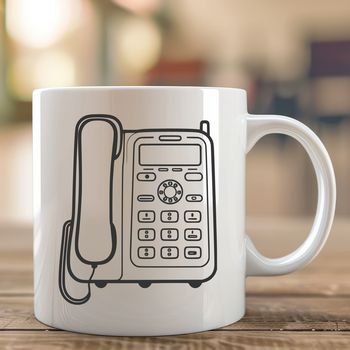 A simple telephone icon in vector format.