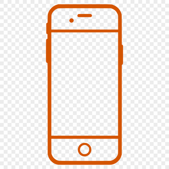 A high-resolution SVG illustration of a modern smartphone with sleek design.
