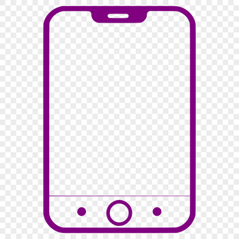 A high-quality vector illustration of a smartphone with sleek design elements.