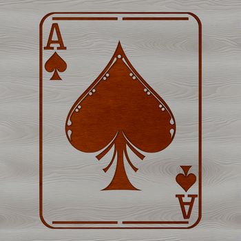 Illustrated design of playing cards in vector format.