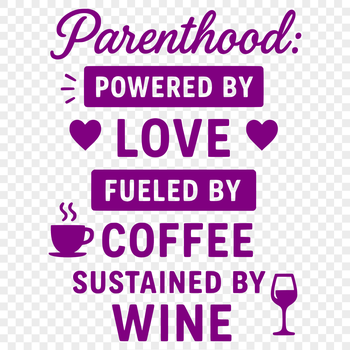 Parenting quotes vector graphic with inspirational phrases.