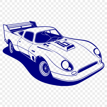 A high-performance racing car with sleek design features.