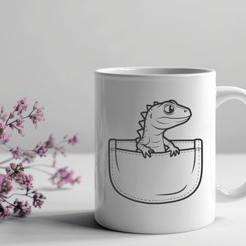A digital illustration of a lizard in various poses, suitable for cutting machine designs.