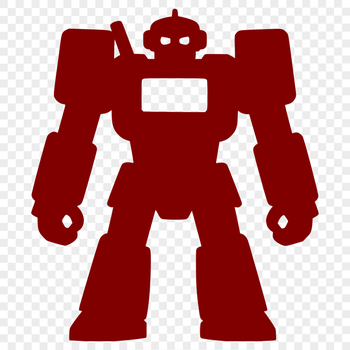 A detailed illustration of a futuristic robot in a sci-fi setting.