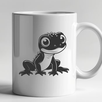 A digital illustration of a salamander, created as a vector graphic.