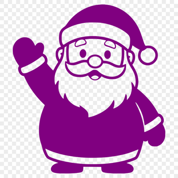 A digital illustration of Santa Claus in festive attire, suitable for commercial or personal use.