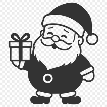 Traditional Santa Vector Illustration A stylized vector illustration of Father Christmas in traditional attire, suitable for commercial or personal use.