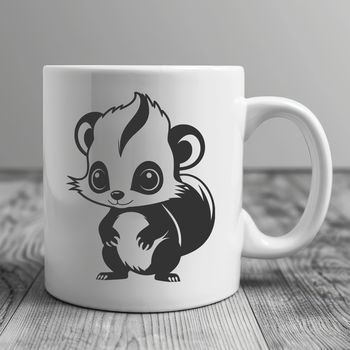 A skunk is a type of wild animal known for its distinctive odor.