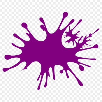 A colorful splat shape designed as a vector graphic for various digital applications.