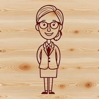 A woman in a professional setting, representing the education profession.
