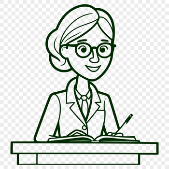 Image of a professional woman in a teaching role, suitable for educational contexts.