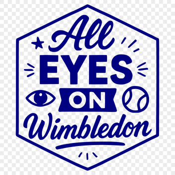 Tennis motivational quotes with simple bold typography in vector format