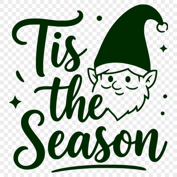 Illustrated Christmas quotes with festive phrases in a decorative font.