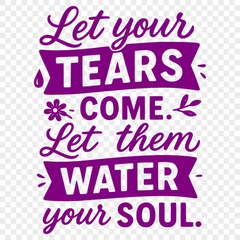 A collection of inspirational quotes related to grief and loss in a simple vector design.