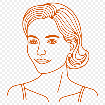 A digital illustration of a woman in various roles, suitable for Mothers Day designs or vector art projects.