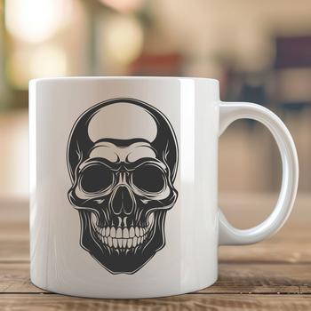 Beautiful Skull Decal